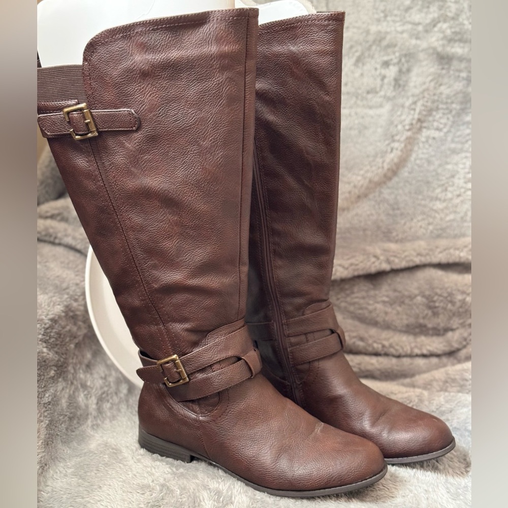 LifeStride Wide Calf Knee High Riding Boot